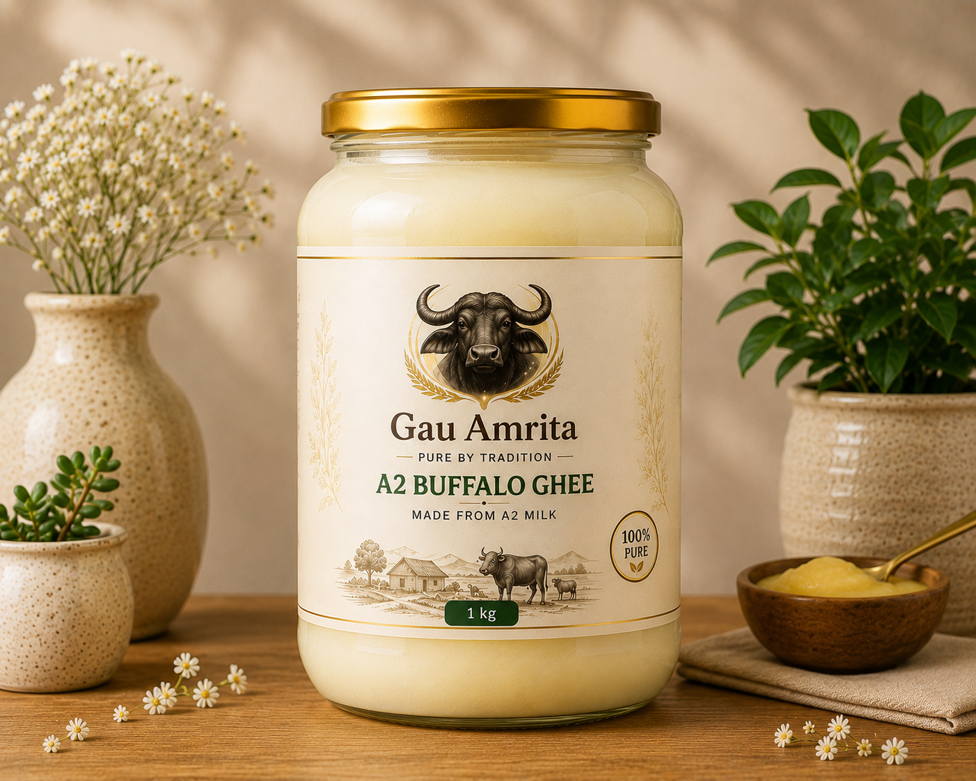 Gau Amrita Buffalo Ghee 1kg