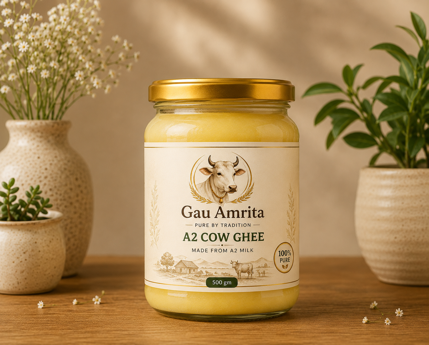 Gau Amrita Cow Ghee 500g