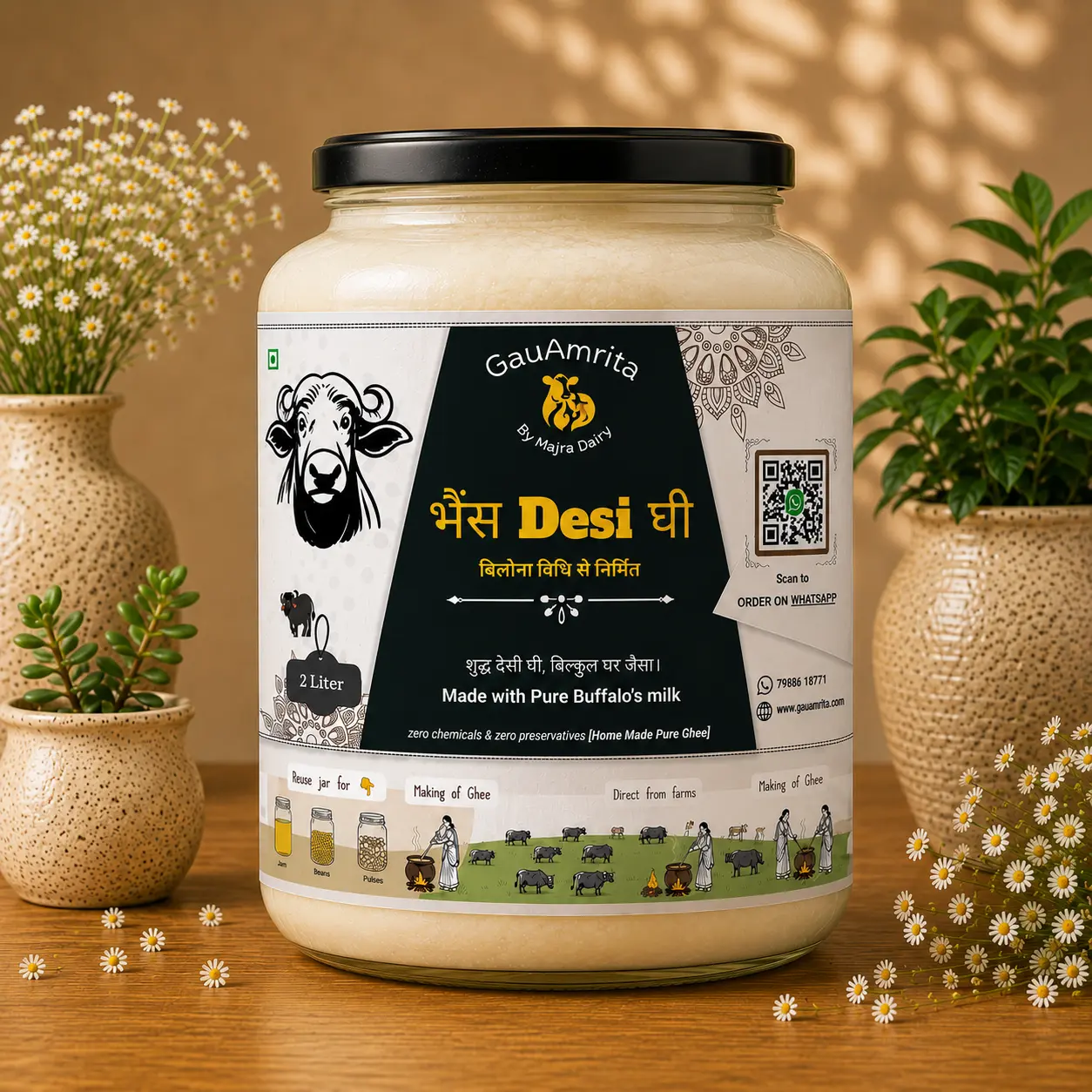 A2 Buffalo Ghee 2kg