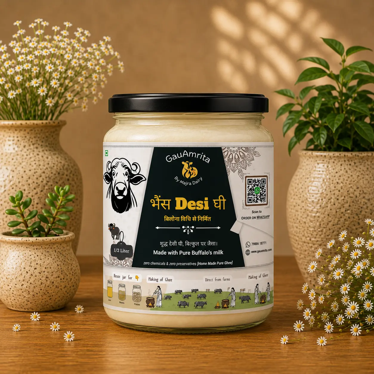 A2 Buffalo Ghee 500gm