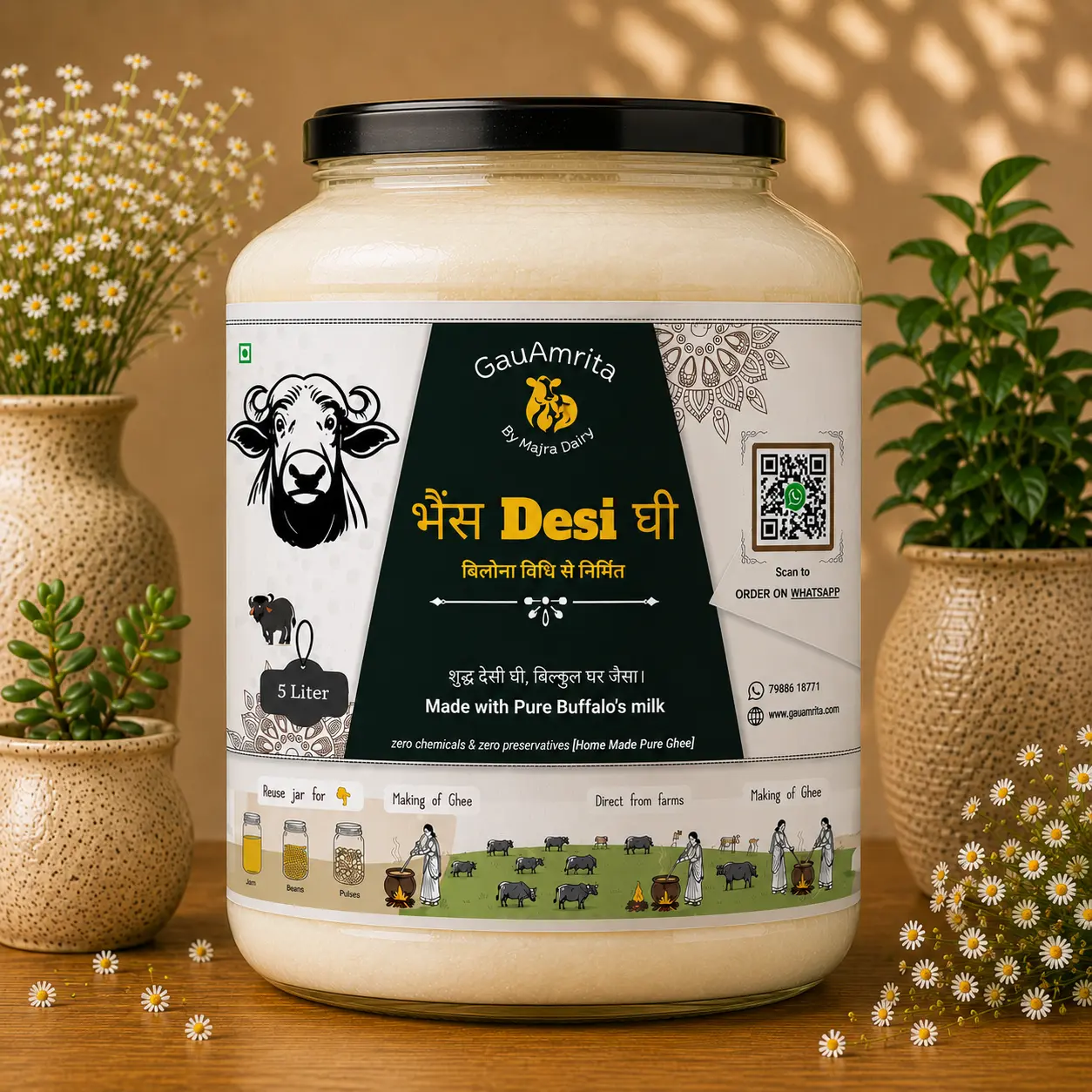 A2 Buffalo Ghee 5kg