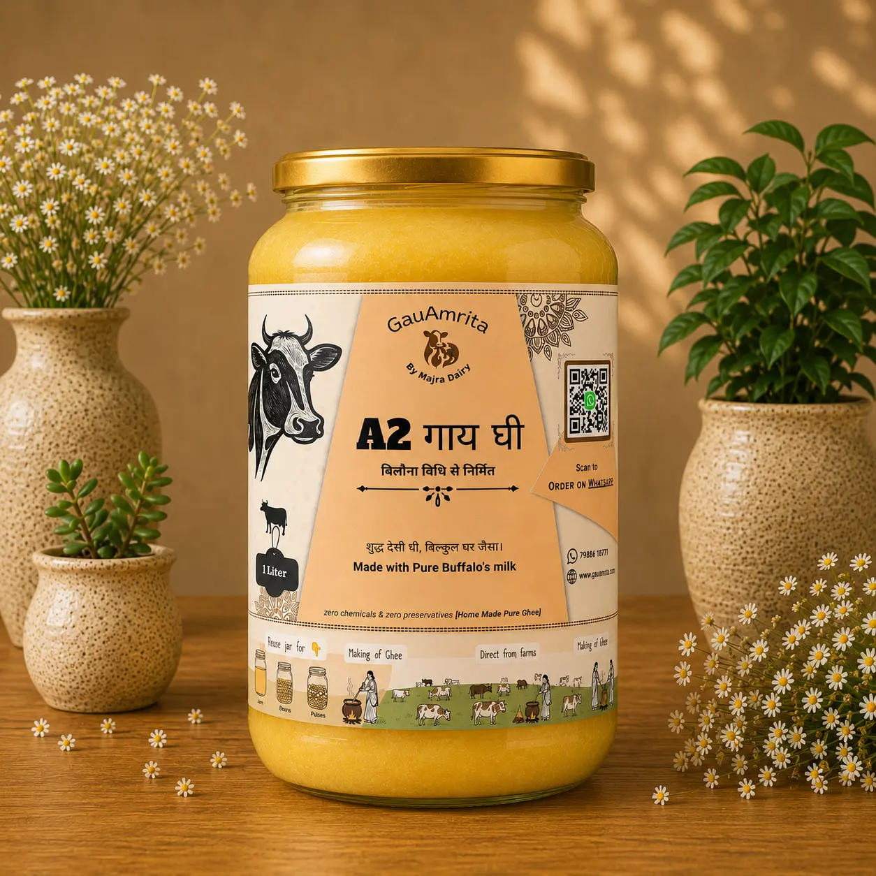 A2 Cow Ghee 1kg