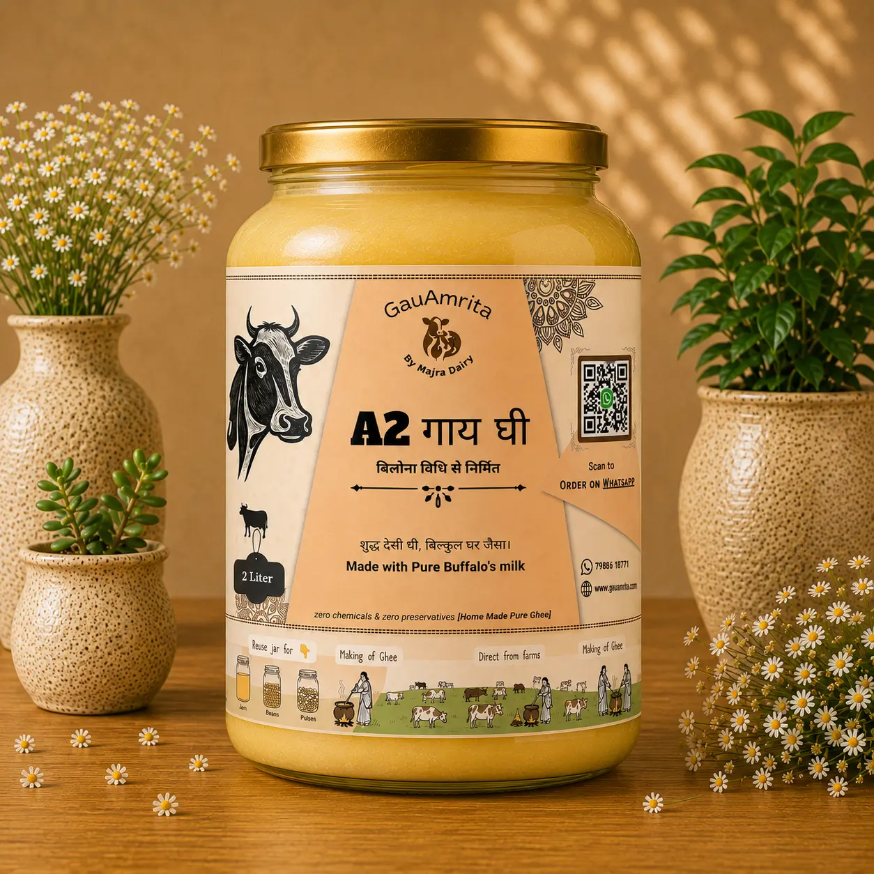 A2 Cow Ghee 2kg