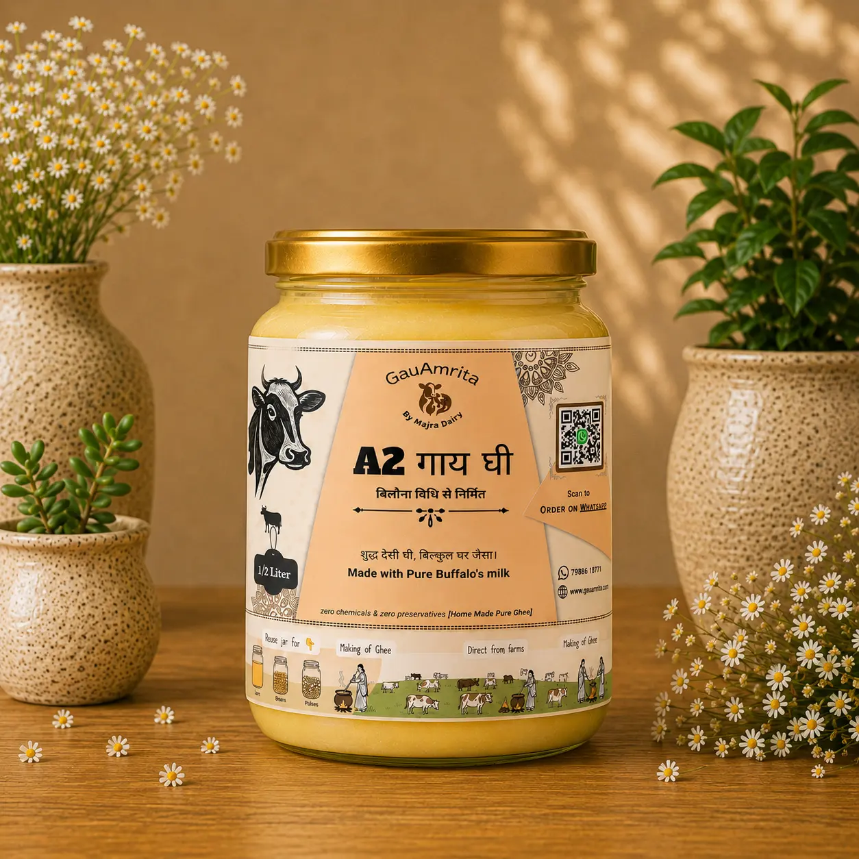 A2 Cow Ghee 500gm