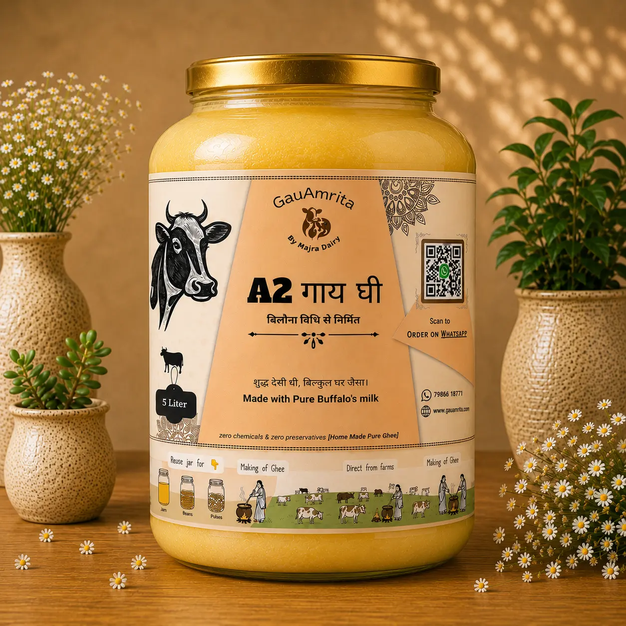 A2 Cow Ghee 5kg