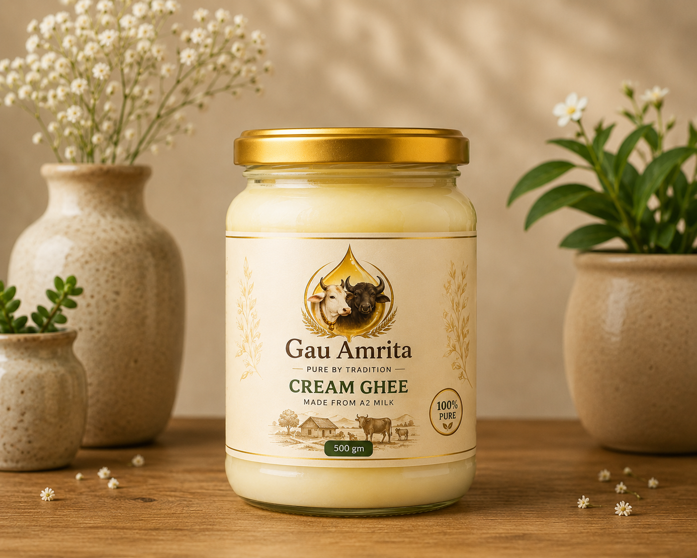 Gau Amrita Cream Ghee 500g